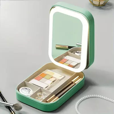 ESPEJO COSMETIQUERA PORTÁTIL LED® Luxury Premium (Copia)